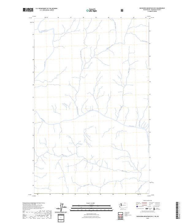 Buckhorn Mountain OE N, WA-BC — USGS 7.5-minute topo (2023)