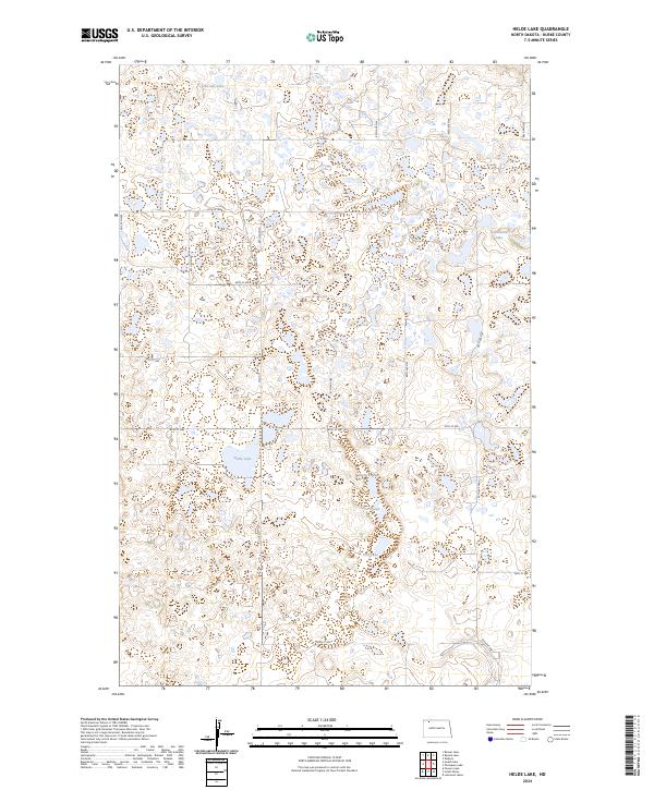 Helde Lake, ND — USGS 7.5-minute topo (2024)