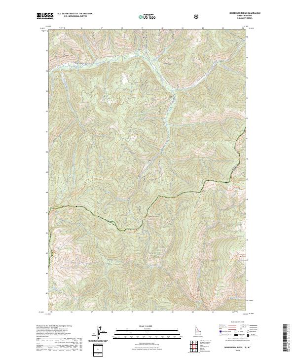 Henderson Ridge, ID-MT — USGS 7.5-minute topo (2024)