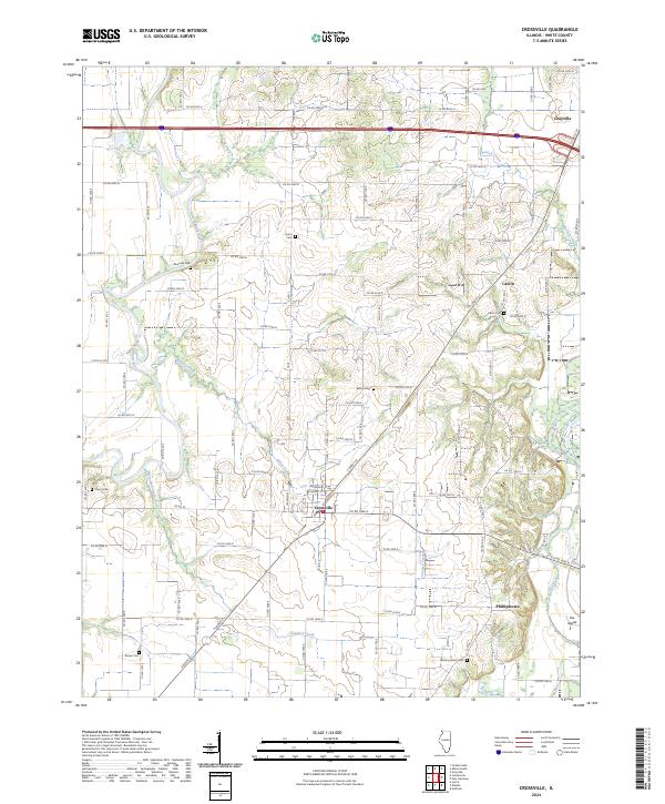Crossville, IL — USGS 7.5-minute topo (2024)