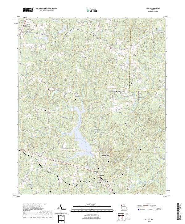 Hulett, GA — USGS 7.5-minute topo (2024)