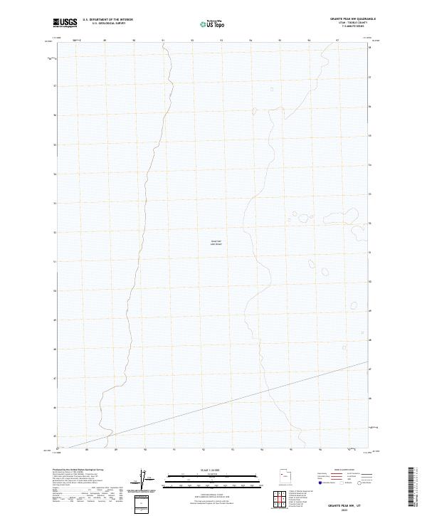 Granite Peak NW, UT — USGS 7.5-minute topo (2023)
