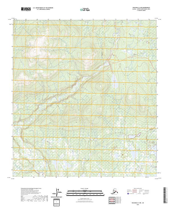Gulkana C-4 NE, AK — USGS 7.5-minute topo (2023)