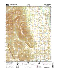 Kateel River D-5 NE, AK — USGS 7.5-minute topo (2016)