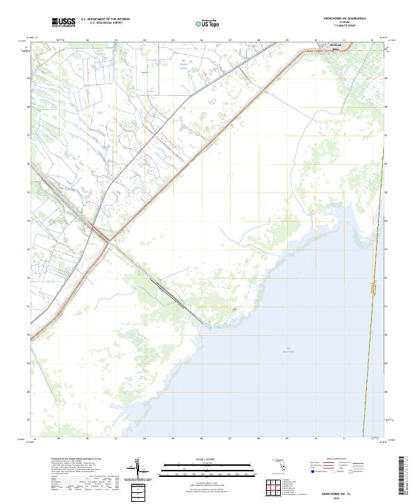 Okeechobee SW, FL — USGS 7.5-minute topo (2024)