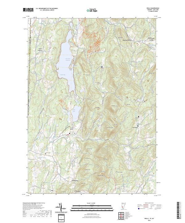 Wells, VT-NY — USGS 7.5-minute topo (2024)