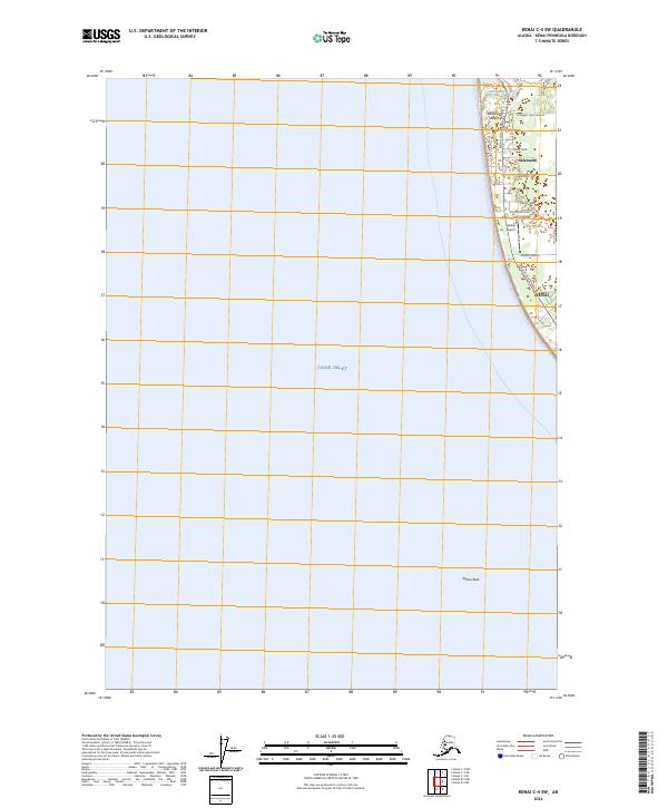Kenai C-4 SW, AK — USGS 7.5-minute topo (2024)