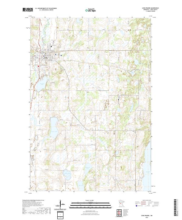 Long Prairie, MN — USGS 7.5-minute topo (2022)