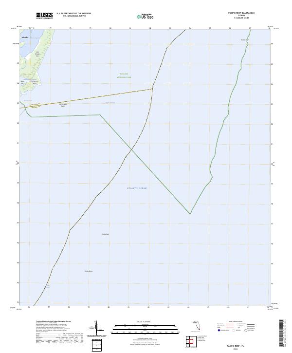 Pacific Reef, FL — USGS 7.5-minute topo (2024)