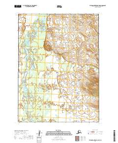 Taylor Mountains A-1 NW, AK — USGS 7.5-minute topo (2019)