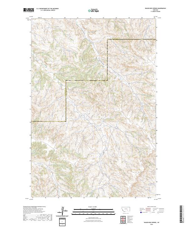 Wagon Box Spring, MT — USGS 7.5-minute topo (2024)