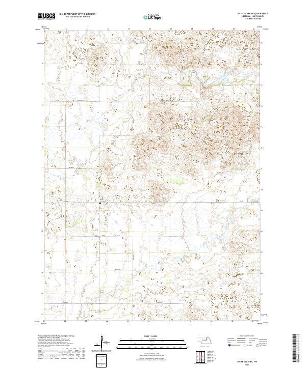 Goose Lake NE, NE — USGS 7.5-minute topo (2021)