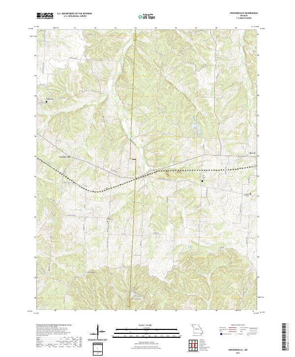 Crockerville, MO — USGS 7.5-minute topo (2021)