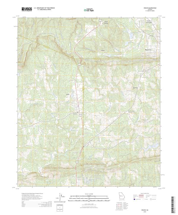 Shiloh, GA — USGS 7.5-minute topo (2026)