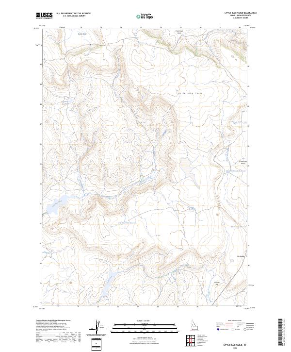 Little Blue Table, ID — USGS 7.5-minute topo (2024)