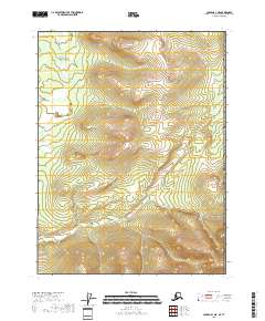 Coleen A-1 NE, AK-YT — USGS 7.5-minute topo (2018)