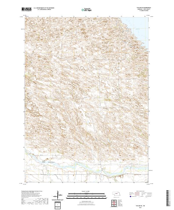 Taylor SE, NE — USGS 7.5-minute topo (2021)