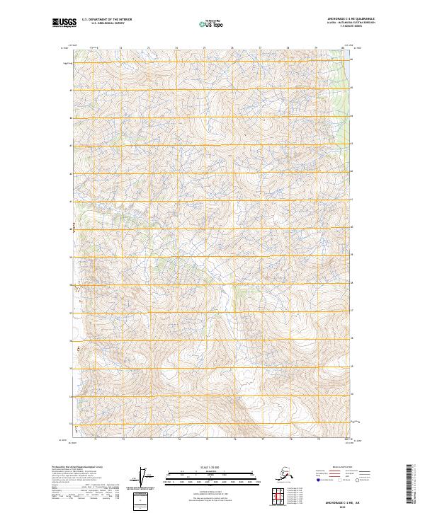 Anchorage C-2 NE, AK — USGS 7.5-minute topo (2023)