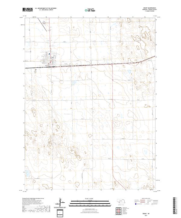 Grant, NE — USGS 7.5-minute topo (2021)