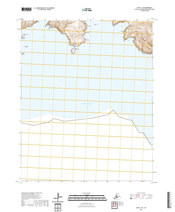 Atka C-1 SE, AK — USGS 7.5-minute topo (2021)