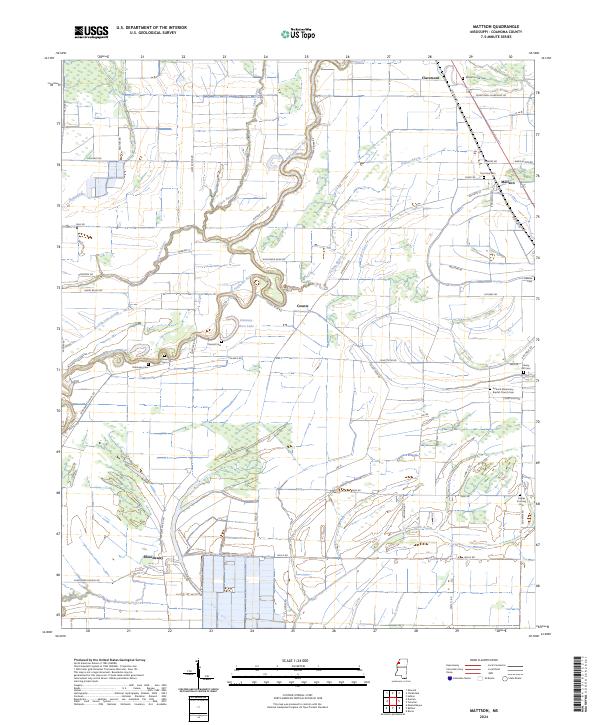 Mattson, MS — USGS 7.5-minute topo (2024)