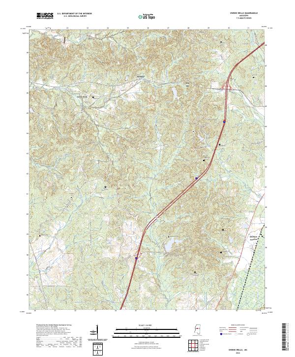 Owens Wells, MS — USGS 7.5-minute topo (2024)