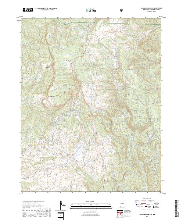 Canjilon Mountain, NM — USGS 7.5-minute topo (2023)