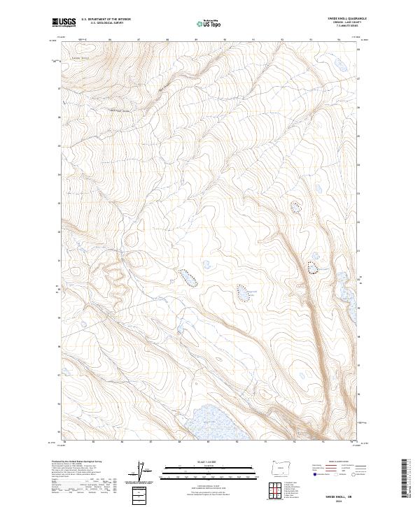 Swede Knoll, OR — USGS 7.5-minute topo (2024)