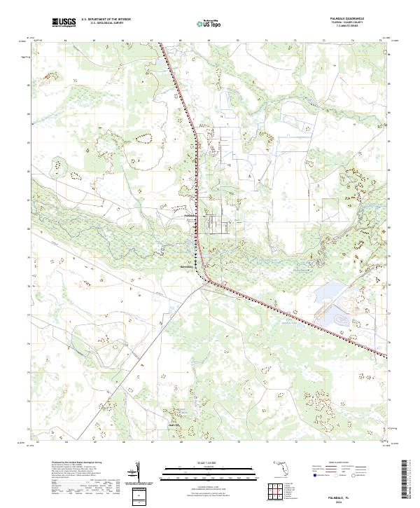 Palmdale, FL — USGS 7.5-minute topo (2024)