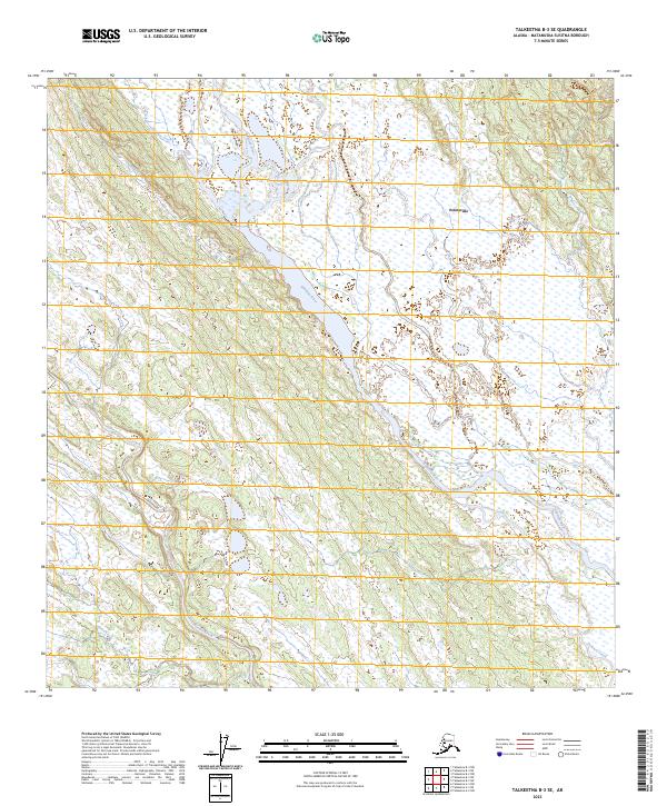 Talkeetna B-3 SE, AK — USGS 7.5-minute topo (2023)