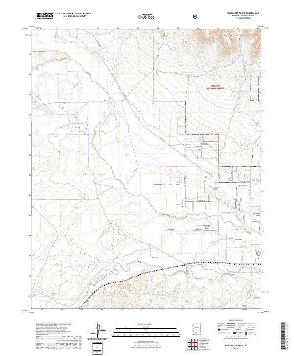 Wineglass Ranch, AZ — USGS 7.5-minute topo (2021)