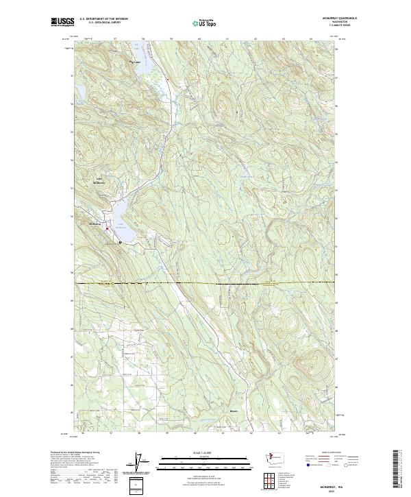 McMurray, WA — USGS 7.5-minute topo (2023)