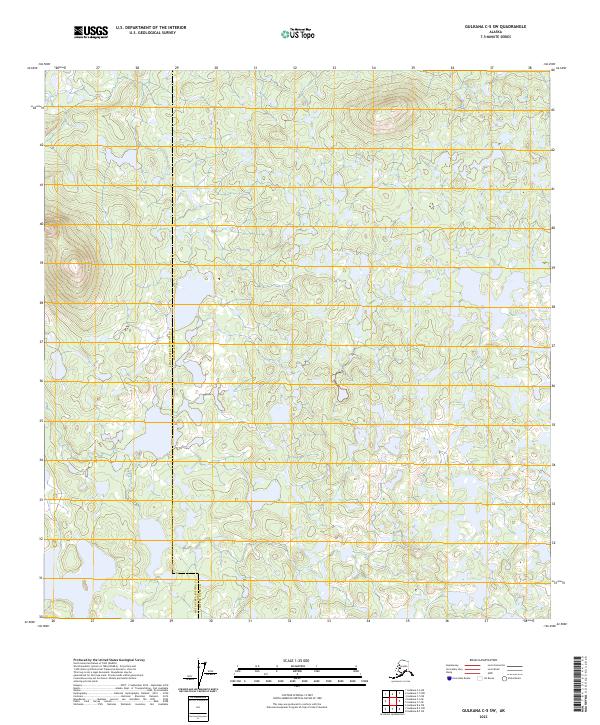 Gulkana C-5 SW, AK — USGS 7.5-minute topo (2023)
