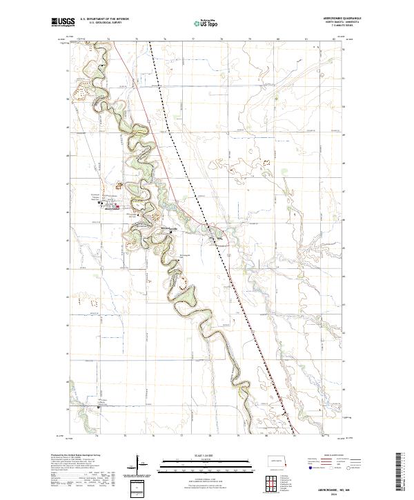 Abercrombie, ND-MN — USGS 7.5-minute topo (2024)