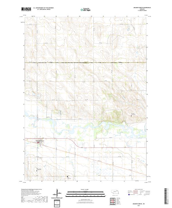 Meadow Grove, NE — USGS 7.5-minute topo (2021)