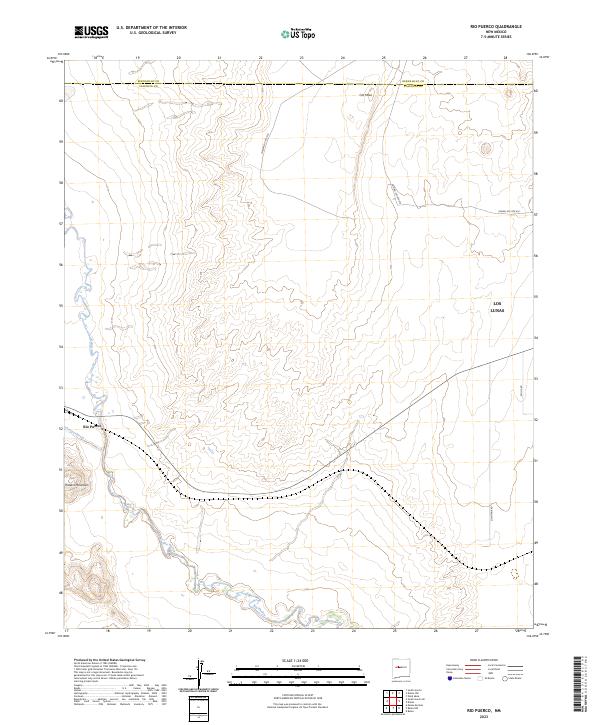 Rio Puerco, NM — USGS 7.5-minute topo (2023)
