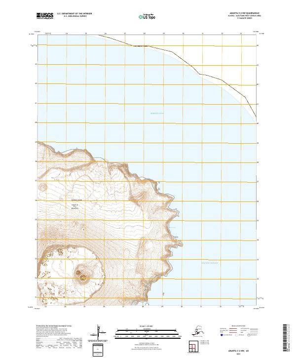 Amukta C-2 NW, AK — USGS 7.5-minute topo (2021)