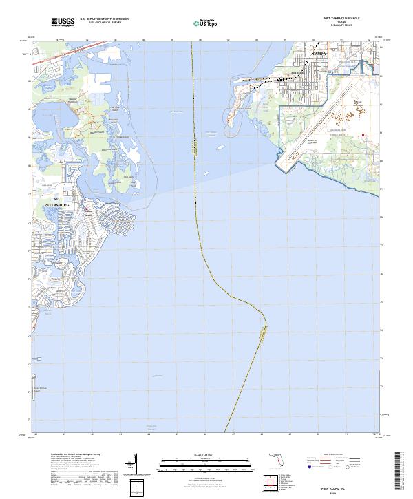 Port Tampa, FL — USGS 7.5-minute topo (2024)