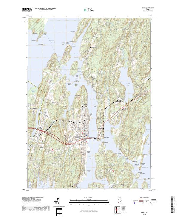 Bath, ME — USGS 7.5-minute topo (2024)