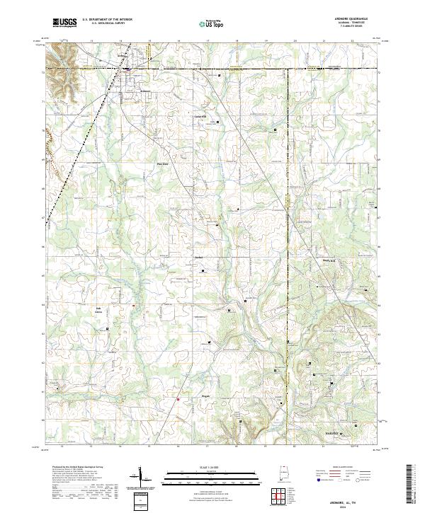 Ardmore, AL-TN — USGS 7.5-minute topo (2024)