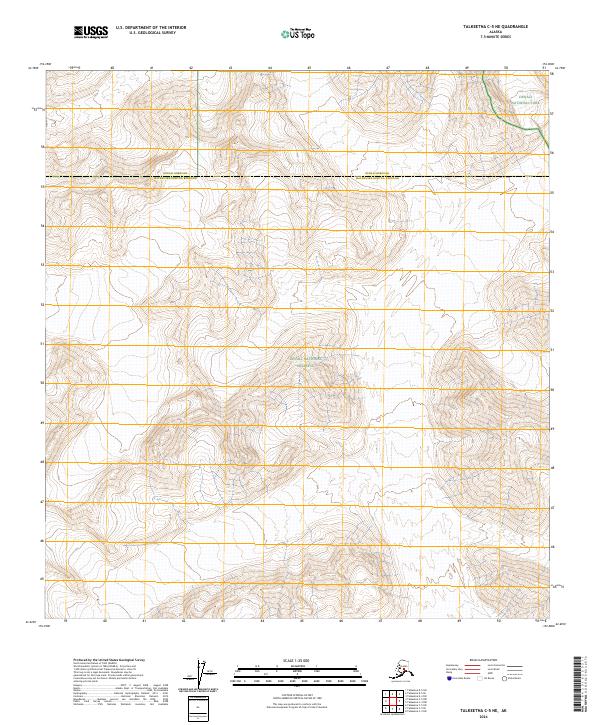 Talkeetna C-5 NE, AK — USGS 7.5-minute topo (2024)