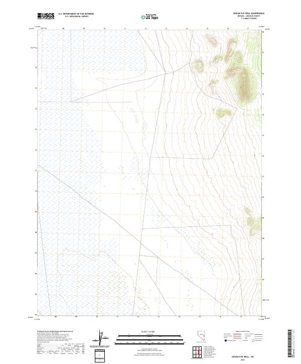 Gouge Eye Well, NV — USGS 7.5-minute topo (2021)