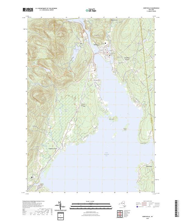 Northville, NY — USGS 7.5-minute topo (2023)