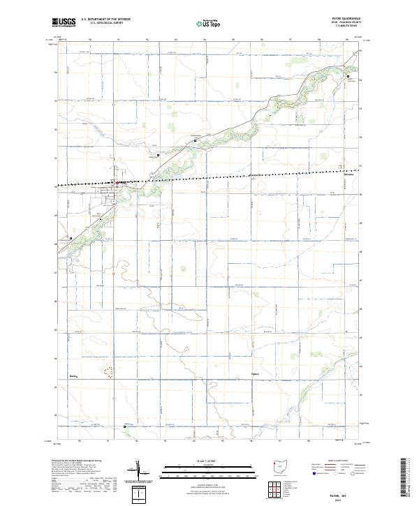 Payne, OH — USGS 7.5-minute topo (2023)