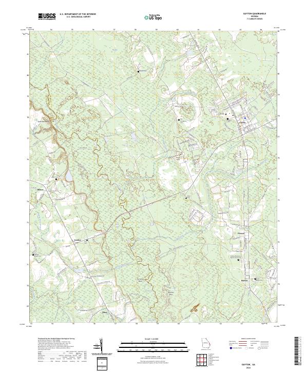 Guyton, GA — USGS 7.5-minute topo (2024)