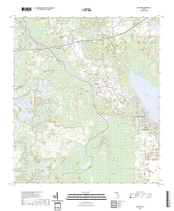Rutland, FL — USGS 7.5-minute topo (2024)