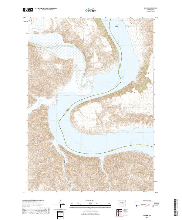 Iona NW, SD — USGS 7.5-minute topo (2021)