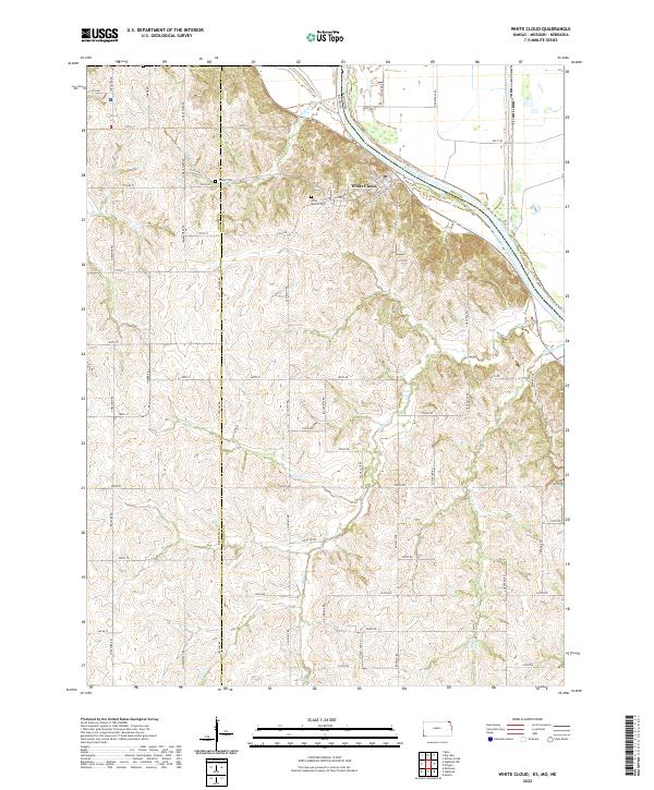 White Cloud, KS-MO-NE — USGS 7.5-minute topo (2022)