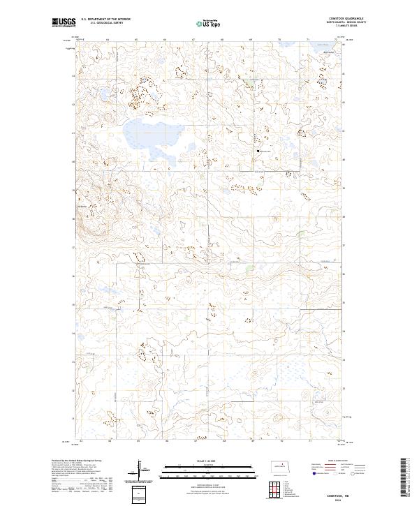 Comstock, ND — USGS 7.5-minute topo (2024)