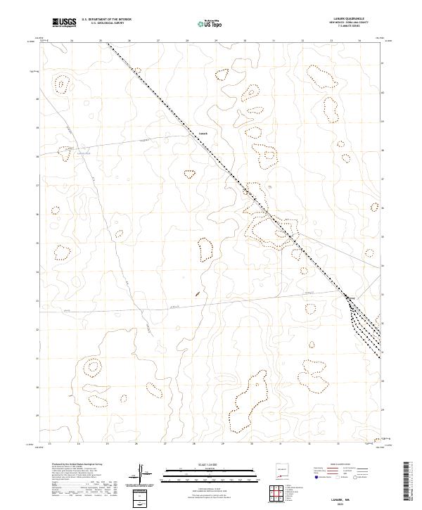 Lanark, NM — USGS 7.5-minute topo (2023)